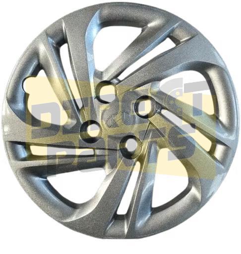 Hyundai i10 6/23-  wieldeksel 14 " zilver "vijf-spaaks" Orig, Auto diversen, Wieldoppen, Nieuw, Verzenden