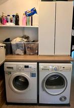 Wasplaats kast wit + werkblad laminaat, Huis en Inrichting, Ophalen, Gebruikt