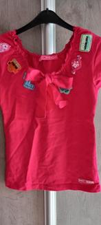 rood T-shirt Muy Malo 128, Meisje, Ophalen of Verzenden, Zo goed als nieuw, Shirt of Longsleeve
