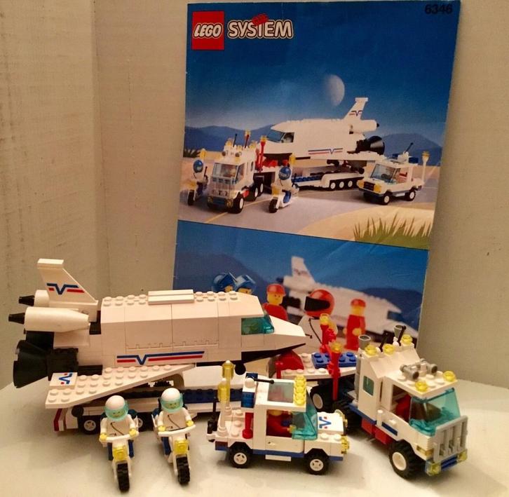 Lego 6346 Shuttle launching crew 1992 Volledige set, Kinderen en Baby's, Speelgoed | Duplo en Lego, Zo goed als nieuw, Lego, Complete set