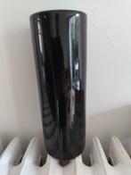 Zwarte vaas 25.5 cm, Ophalen, Zo goed als nieuw