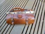 Vintage croco dokterstasje, Ophalen of Verzenden, Gebruikt, Overige kleuren, Handtas