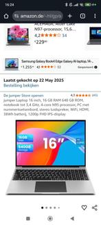 Laptop Jumper Amazon, Computers en Software, Ophalen of Verzenden, Nieuw, 16 inch