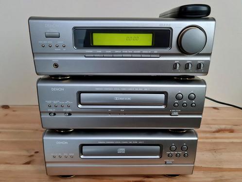 Denon URDA-77 stereo keten, TV, Hi-fi & Vidéo, Chaîne Hi-fi, Comme neuf, Deck cassettes ou Lecteur-enregistreur de cassettes, Lecteur CD