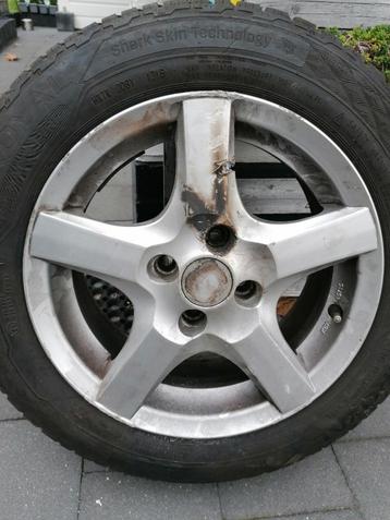 mini cooper 3 velgen met 4 all seasons banden r56 beschikbaar voor biedingen