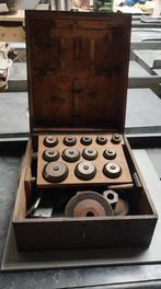 Ancien matériel de boîte à outils de cas de travail vintage, Utilisé, Enlèvement ou Envoi