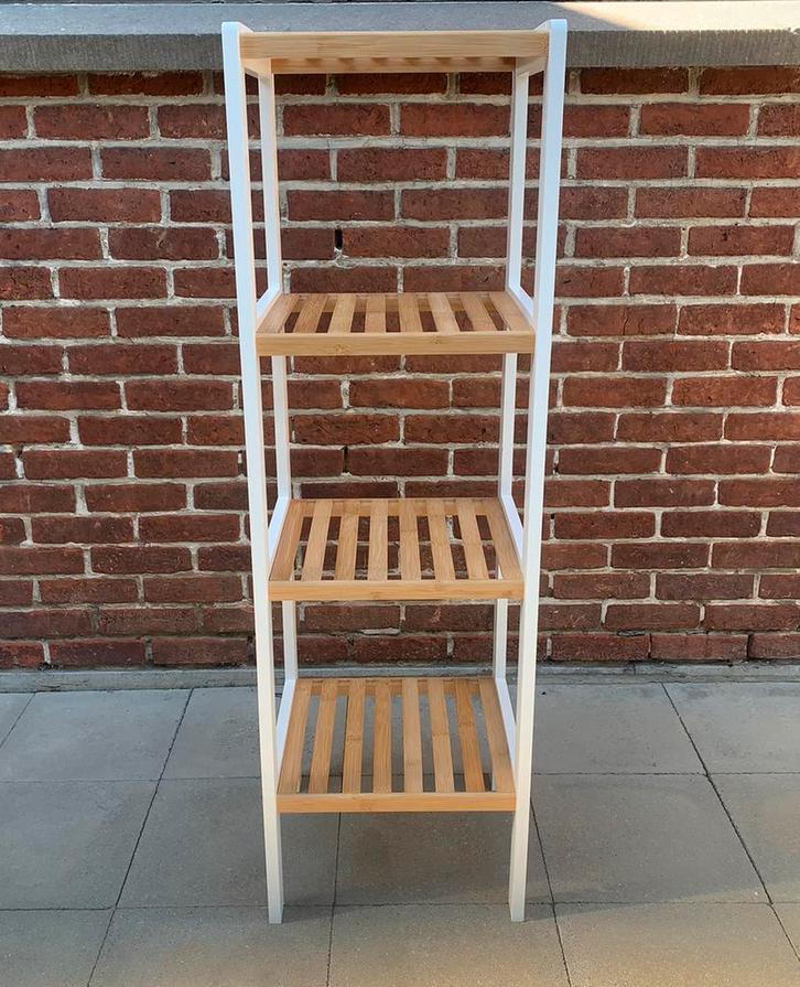 Houten rekje met 4 legplanken, Huis en Inrichting, Kasten | Stellingkasten, Gebruikt, Ophalen