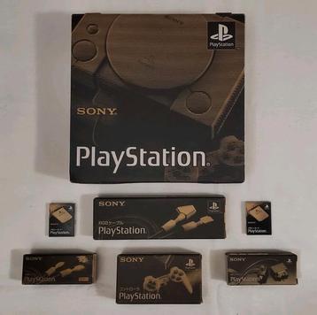 PLAYSTATION 1 SCPH-1000 JAPAN 1994 + 6 ACCESSOIRES *NIEUW* beschikbaar voor biedingen