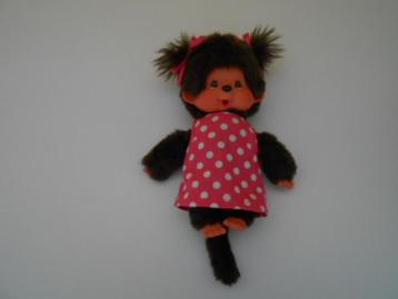 Monchhichi met kleedje - zo goed als nieuw