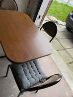 Keukentafel + 4 stoelen, Huis en Inrichting, Stoelen, Gebruikt, Ophalen