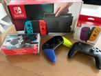 Switch + games, Games en Spelcomputers, Spelcomputers | Nintendo Switch, Ophalen of Verzenden, Zo goed als nieuw, Switch Original