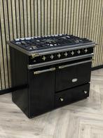 Luxe Lacanche Fornuis Zwart Gas + Messing + Warmhoudkast, Ophalen of Verzenden, Grill, Gas