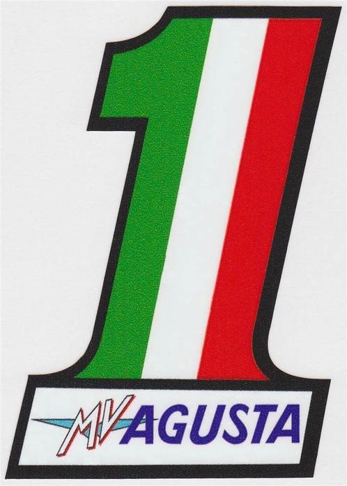 MV Agusta nr. 1 sticker #1, Motos, Accessoires | Autocollants, Envoi