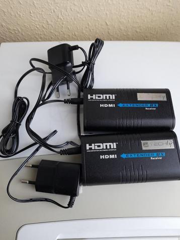 2 x HDMI Extended Receiver (RX)Merk techly. beschikbaar voor biedingen