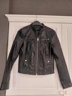 Zwart neplederen bikersjas dames smal merk Vero Moda, Kleding | Dames, Jassen | Zomer, Ophalen of Verzenden, Zwart