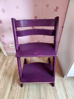 Chaise Stokke mauve, Ophalen, Gebruikt, Meegroeistoel