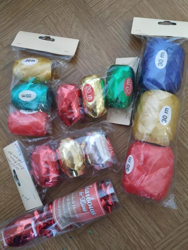 nieuwe pakketten cadeau lint uit te kiezen, Diversen, Cadeaupapier, Nieuw, Ophalen of Verzenden
