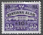 Indonesie 1953 - Yvert 72 - Postcentrale in Bandoeng (PF), Verzenden, Postfris