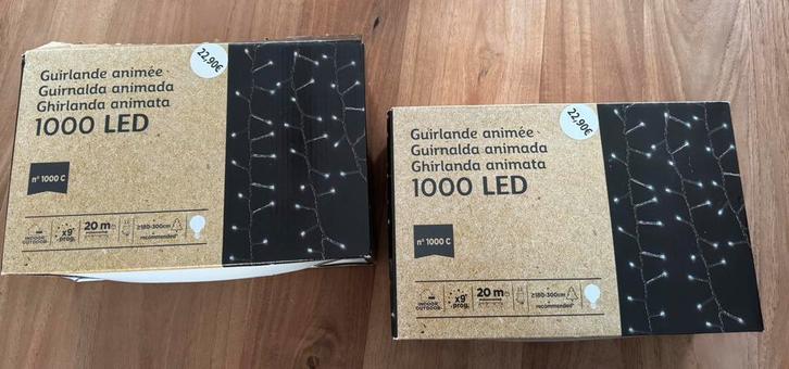 2 lichtslingers met 1000 LED's, Diversen, Kerst, Nieuw, Ophalen of Verzenden