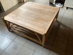 Salon tafel in eik, Huis en Inrichting, Tafels | Salontafels, Ophalen, Zo goed als nieuw, Minder dan 50 cm, 100 tot 150 cm