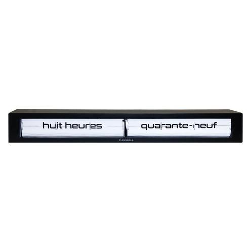 Cloudnola Texttime French, Maison & Meubles, Accessoires pour la Maison | Horloges, Neuf, Horloge murale, Envoi