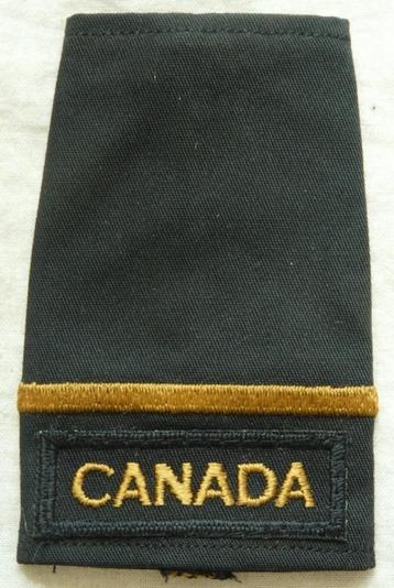 Rang Onderscheiding, Rankslide, Officer Cadet, Canada. 1970s beschikbaar voor biedingen