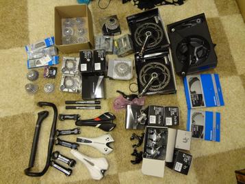 Dura Ace FSA Campagnolo crankstel remmen wielen cassette etc, Vélos & Vélomoteurs, Vélos Pièces, Enlèvement ou Envoi, Neuf, Vélo de course