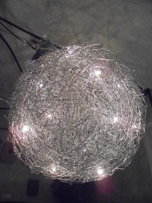 Fil de Fer hang- of vloerlamp 80 cm (geen C&S)., Huis en Inrichting, Lampen | Hanglampen, Gebruikt, 75 cm of meer, Metaal, Ophalen of Verzenden