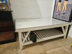 Mooie salon tafel en groot., Ophalen, Zo goed als nieuw, Glas