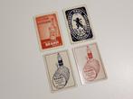 4 losse Speelkaarten Likeuren Brandi Eeklo, Verzamelen, Ophalen of Verzenden, Speelkaart(en)