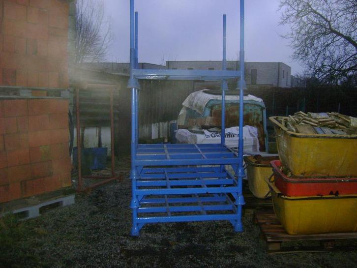 Stapelrekken-mobiele rack-opslagrek (4 stuks) ALS NIEUW !!!!, Zakelijke goederen, Kantoor en Winkelinrichting | Magazijn, Stelling en Opslag