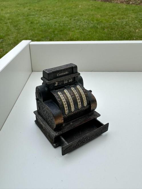 Puntenslijper Play Me miniatuur kassa - jaren ‘70, Antiek en Kunst, Antiek | Brons en Koper, Ophalen of Verzenden