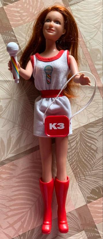 K3 pop Kathleen met micro+tasje., Enlèvement ou Envoi, Comme neuf