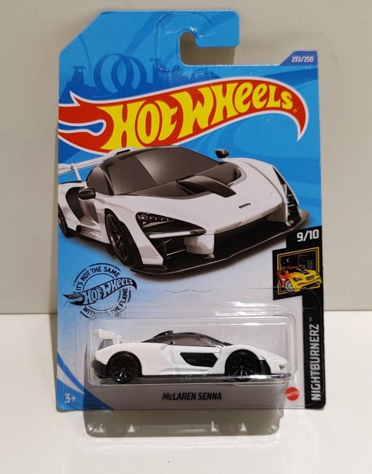 Hot Wheels McLaren Senna Wit (2018), Hobby en Vrije tijd, Modelauto's | Overige schalen, Ophalen of Verzenden