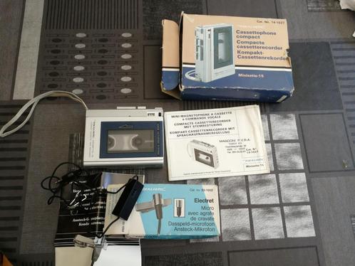 Realistic Minisette15 met een extra dasspeldmicro uit 1987, Audio, Tv en Foto, Walkmans, Discmans en Minidiscspelers, Walkman
