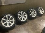 Originele aluminium BMW velgen 17 inch met winterbanden, Auto-onderdelen, Banden en Velgen, Gebruikt, Velg(en), 17 inch, Personenwagen