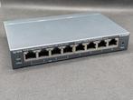 TP-Link SG-108PE  8-port Gigabit PoE switch, Enlèvement ou Envoi, Utilisé