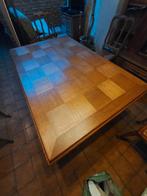 Table de salle à manger en chêne+ 6 chaises., Maison & Meubles, Tables | Tables à manger, Enlèvement, Chêne