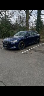 Audi Q8 Etron 55 “Full Black” S Line, Auto's, Automaat, Parkeersensor, Blauw, Leder