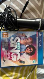 Let’s Sing 2020 playstation 4 microfoon inbegrepen, Ophalen of Verzenden, Zo goed als nieuw