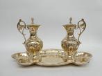 Prachtig zilveren water-en wijnset, gedoreerd, Ophalen