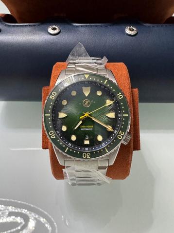 Zelos watches great white v2 300m antique green beschikbaar voor biedingen
