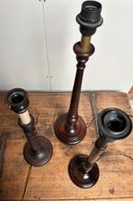 Flamant en Laura Ashley lampenstandaard, Maison & Meubles, Enlèvement, Comme neuf, Bois, 50 à 75 cm