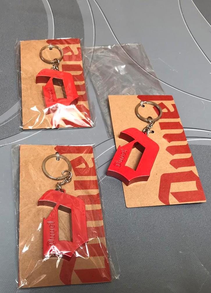 Duvel sleutelhanger/stoppentrekker, 3st.voor 12€, Verzamelen, Merken en Reclamevoorwerpen, Nieuw, Gebruiksvoorwerp, Ophalen of Verzenden