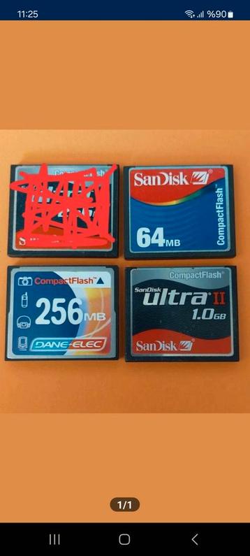 Compact flash beschikbaar voor biedingen