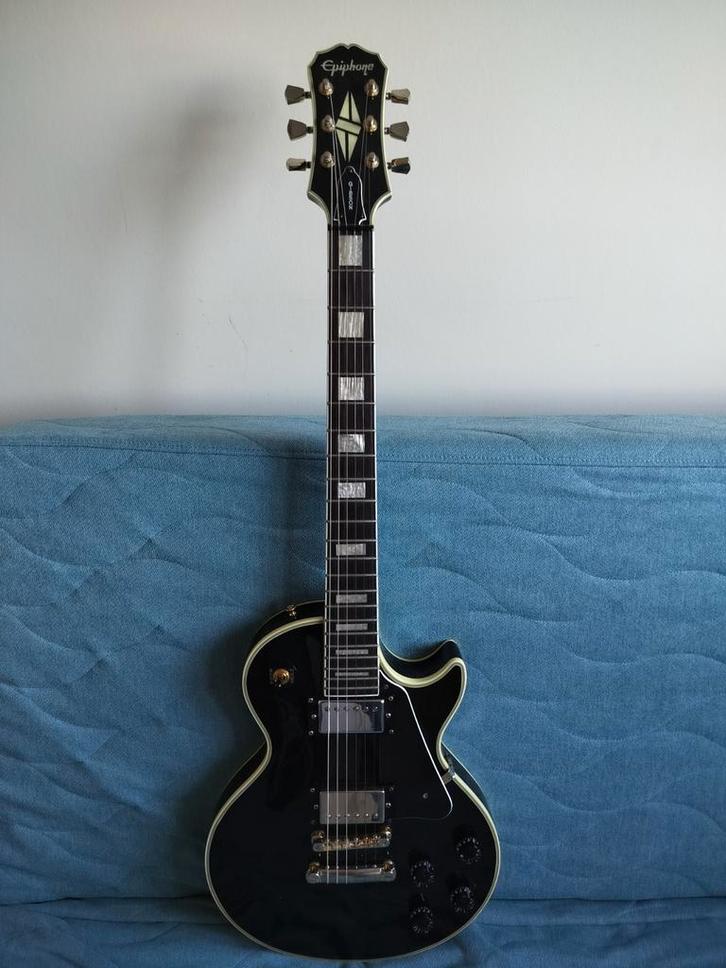 Epiphone Les Paul Custom, Musique & Instruments, Instruments à corde | Guitares | Électriques, Utilisé, Solid body, Epiphone, Enlèvement