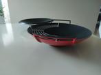 Wokpan Le Creuset 36cm, Ophalen, Zo goed als nieuw, Gietijzer