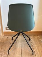Set van 6 XOOON eetkamerstoelen – Blauwgroen / Groen kunstst, Ophalen, Blauw, Metaal, Zo goed als nieuw