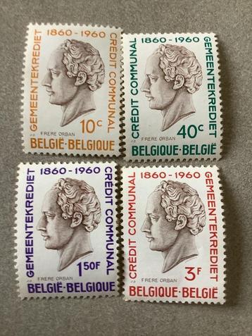 Belgische Postzegels Obp nrs 1159/62 beschikbaar voor biedingen