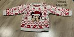 Kersttrui Mickey Mouse (Primark, maat 68), Kinderen en Baby's, Babykleding | Maat 68, Ophalen of Verzenden, Zo goed als nieuw